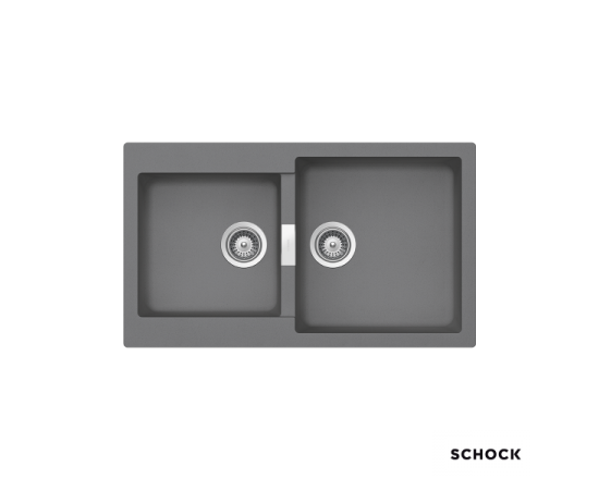 Schock Cristalite Manhattan Ένθετος Νεροχύτης από Συνθετικό Γρανίτη Μ86xΠ50cm Croma - Γρανίτες στο AFOI TOGIA