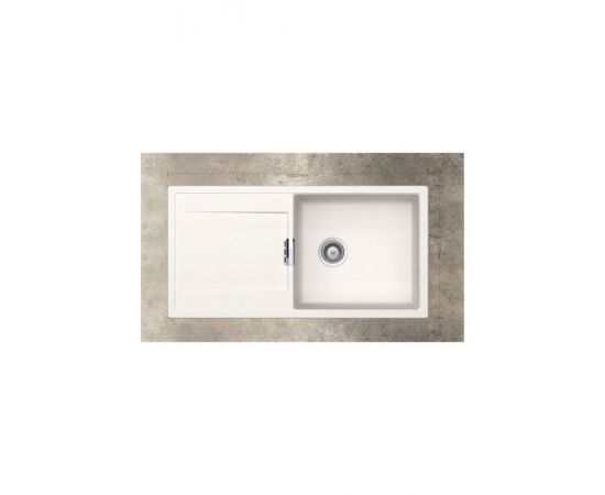 Schock Cristadur Mono Built-in sink made of synthetic granite M100xW51cm Polaris - Granites στο AFOI TOGIA