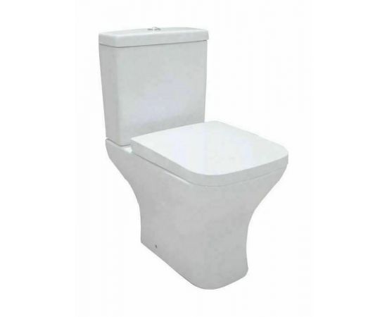 Tema Sprint Λεκάνη Δαπέδου Rimless με Καζανάκι με Κάλυμμα Thermoplast Soft Close Λευκή - Λεκάνες στο AFOI TOGIA