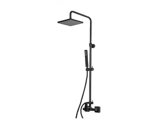 Eurorama Quadra Ρυθμιζόμενη Στήλη Ντουζ με Μπαταρία 83-144cm - Στήλες Ντουζ - Υδρομασάζ στο AFOI TOGIA