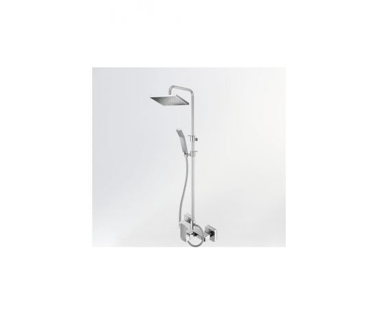 Eurorama Quadra Ρυθμιζόμενη Στήλη Ντουζ με Μπαταρία 83-144cm - Στήλες Ντουζ - Υδρομασάζ στο AFOI TOGIA