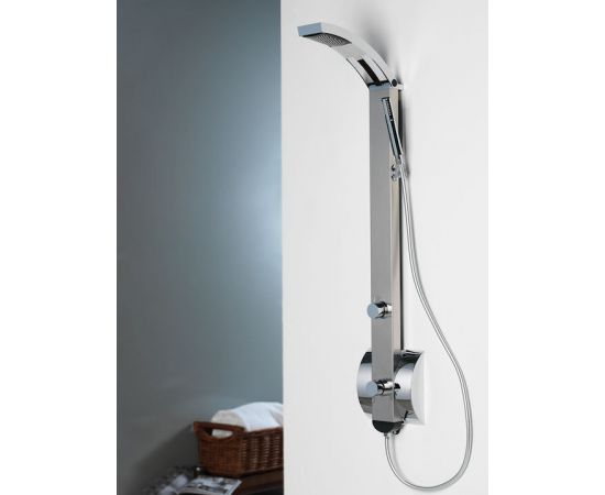 Dolce Vita Idea Στήλη Ντουζ με Μπαταρία 131.4cm Chrome - Στήλες Ντουζ - Υδρομασάζ στο AFOI TOGIA