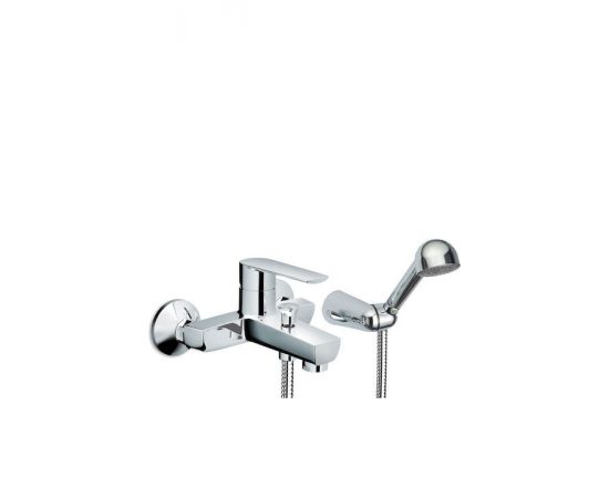 Eurorama Klint 142210 Αναμεικτική Μπαταρία Μπανιέρας Πλήρες Σετ Ασημί - Λουτρού στο AFOI TOGIA