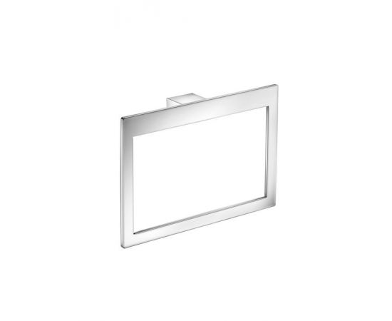 Sanco Allegory Κρίκος Μπάνιου Μονός με Βίδες ​23x16cm Ασημί A3-25629 - Κρίκοι για Πετσέτες στο AFOI TOGIA