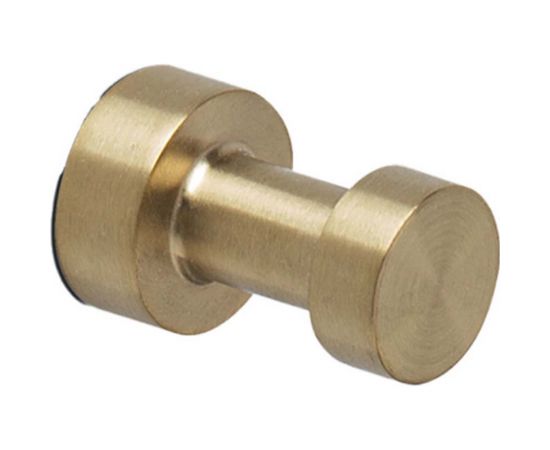 Geesa Nemox Άγκιστρο Μπάνιου Μονό ​3x3cm Gold Brushed - Άγκιστρα στο AFOI TOGIA