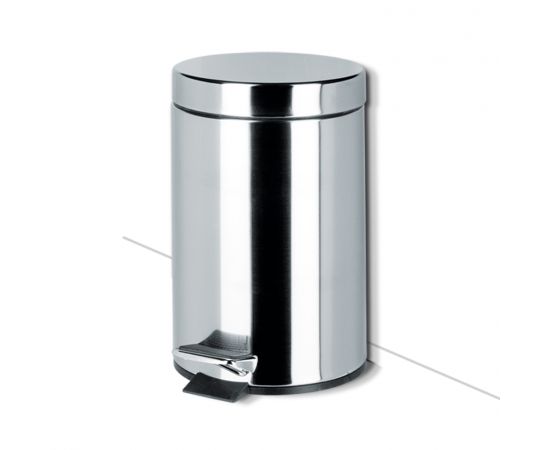 Geesa Standard 6345 Inox Καλαθάκι Μπάνιου 5lt Ασημί - Χαρτοδοχεία στο AFOI TOGIA