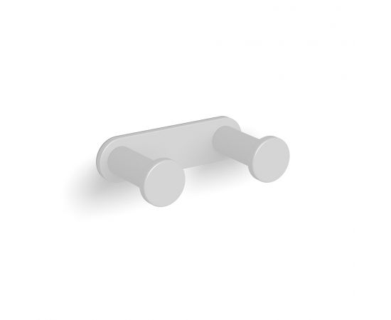 Langberger Series 280 Άγκιστρο Μπάνιου Διπλό White Matt - Άγκιστρα στο AFOI TOGIA