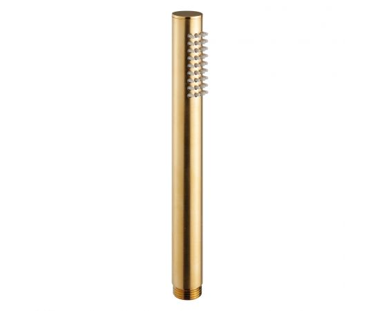 Armando Vicario Slim Ανταλλακτικό 21εκ. Φ2,3cm Τηλέφωνο Ντουζ Brushed Gold - Τηλέφωνα ντουζ σπιράλ στο AFOI TOGIA