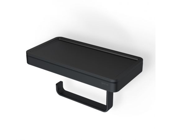 Geesa Frame  Χαρτοθήκη Επιτοίχια Μεταλλική Black Matt - Χαρτοθήκες στο AFOI TOGIA