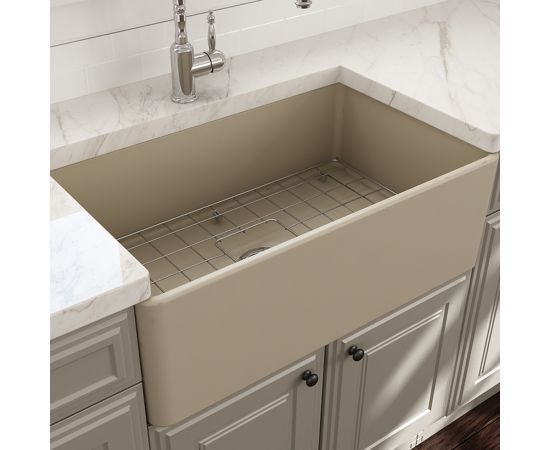 Bocchi  Υποκαθήμενος Νεροχύτης Πορσελάνινος 76x46cm Jasmine Matt - Γρανίτες στο AFOI TOGIA