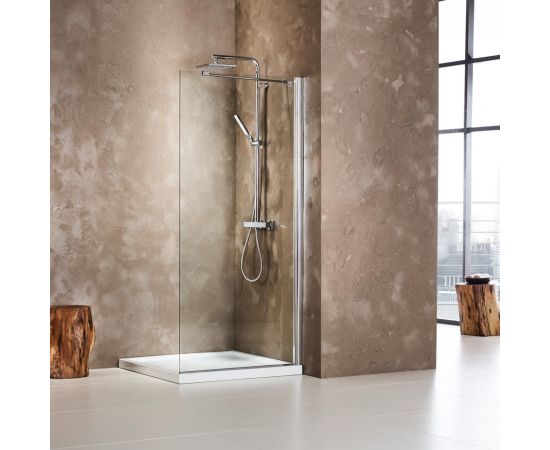 Devon Iwis Walk-In Διαχωριστικό Ντουζιέρας 77-79x200cm Clean Glass Gold Brushed - Ελεύθερη τοποθέτηση στο AFOI TOGIA Devon Iwis Walk-In Διαχωριστικό Ντουζιέρας 77-79x200cm Clean Glass Gold Brushed - Ελεύθερη τοποθέτηση στο AFOI TOGIA