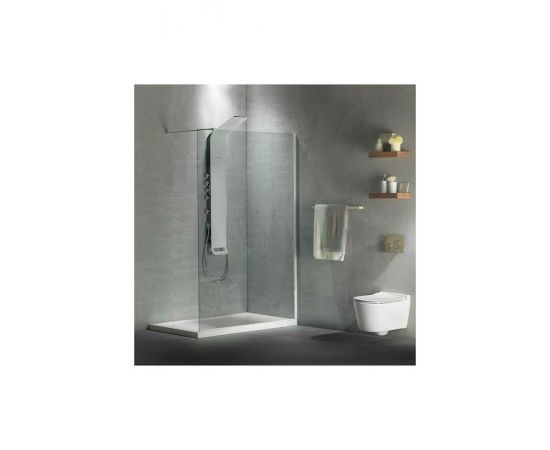 Devon Iwis Walk-In Διαχωριστικό Ντουζιέρας 87-89x200cm Clean Glass White Matt - Καμπίνες στο AFOI TOGIA Devon Iwis Walk-In Διαχωριστικό Ντουζιέρας 87-89x200cm Clean Glass White Matt - Καμπίνες στο AFOI TOGIA