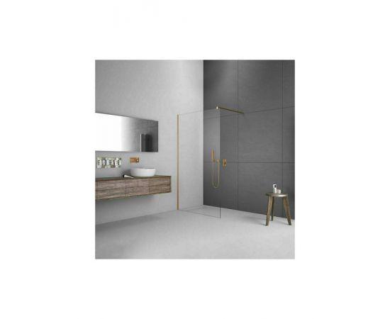 Devon Iwis Walk-in Διαχωριστικό Ντουζιέρας 97-99x200cm Clean Glass Bronze Brushed - Καμπίνες στο AFOI TOGIA Devon Iwis Walk-in Διαχωριστικό Ντουζιέρας 97-99x200cm Clean Glass Bronze Brushed - Καμπίνες στο AFOI TOGIA