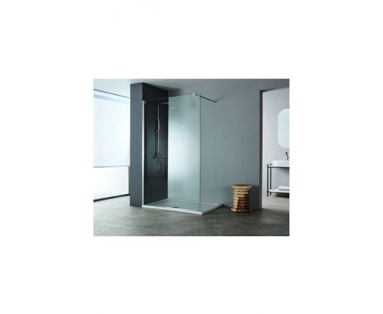 Devon Iwis Walk-in Διαχωριστικό Ντουζιέρας 97-99x200cm Clean Glass  Black Brushed - Καμπίνες στο AFOI TOGIA Devon Iwis Walk-in Διαχωριστικό Ντουζιέρας 97-99x200cm Clean Glass  Black Brushed - Καμπίνες στο AFOI TOGIA