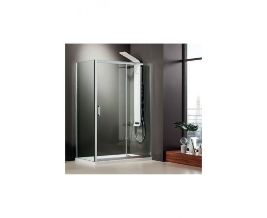 Axis Slider 1 Σταθερό Συρόμενο Φύλλο 131-134 εκ. Chrome - Ελεύθερη τοποθέτηση στο AFOI TOGIA