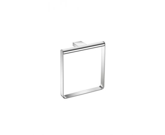 Sanco Academia Κρίκος Μπάνιου Μονός με Βίδες ​18x20cm Chrome - Κρίκοι για Πετσέτες στο AFOI TOGIA