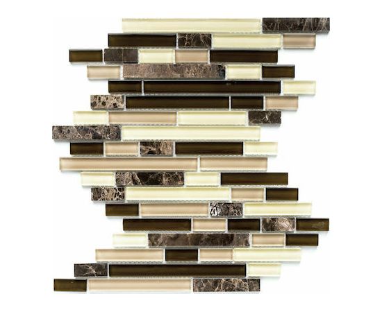 Γυάλινη Ψηφίδα Glass Mosaic D04 29,8x30,5 - Μπάνιο στο AFOI TOGIA