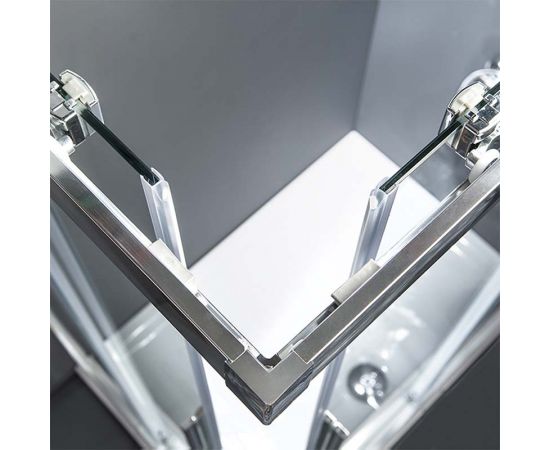 Devon Flow Corner Entry 90x90x195cm Clean Glass Chrome - Καμπίνες στο AFOI TOGIA Devon Flow Corner Entry 90x90x195cm Clean Glass Chrome - Καμπίνες στο AFOI TOGIA