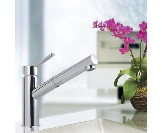 La Torre Tech Μπαταρία Κουζίνας Πάγκου Chrome - Κουζίνας στο AFOI TOGIA