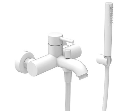 La Torre New Tech Αναμεικτική Μπαταρία Μπανιέρας Πλήρες Σετ Λευκή - Λουτρού στο AFOI TOGIA