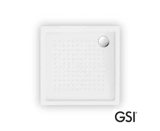 GSI Slim 4384-300 Τετράγωνη Πορσελάνινη Ντουζιέρα 80x80cm Λευκή - Ντουζιέρες  στο AFOI TOGIA GSI Slim 4384-300 Τετράγωνη Πορσελάνινη Ντουζιέρα 80x80cm Λευκή - Ντουζιέρες  στο AFOI TOGIA